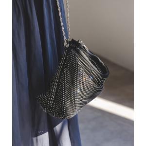 ハンドバッグ 2WAYラインストーンバッグ