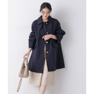 ステンカラーコート コート ボンディングステンカラーコート レディース