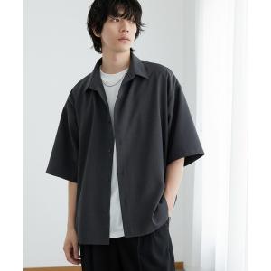 シャツ ハイツイステッドツイル サイドスリット レギュラーカラー 半袖シャツ/速乾＆UVカット＆イージーケア「セットアップ対応」 メンズ レディース｜ZOZOTOWN Yahoo!店