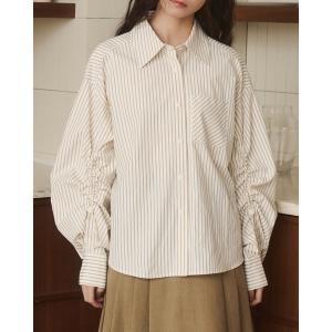 ブラウス シャツ アームデザインシャツ レディース