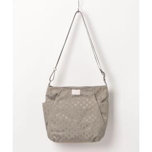 ショルダーバッグ バッグ はっ水ドットジャカードショルダーバッグ レディース