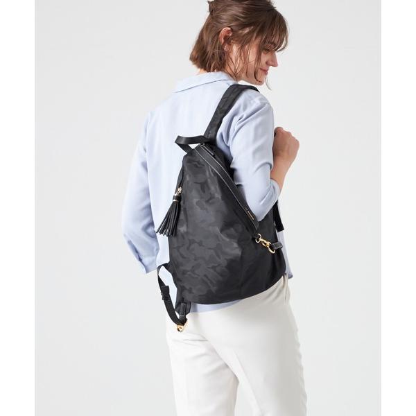 デイバック リュック はっ水ジャカードスマートリュックサック レディース