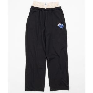 スウェットパンツ ジャージ rabbit layered sweatpants / ラビットレイヤードスウェットパンツ メンズ レディース