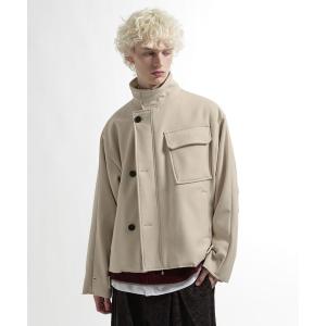 ブルゾン アウター アシメスタンドブルゾン(HARE) メンズ