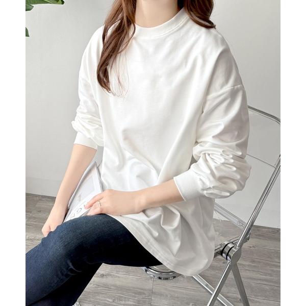 tシャツ 一枚持っていると便利なベーシックアイテムルーズシルエットカットソー レディース