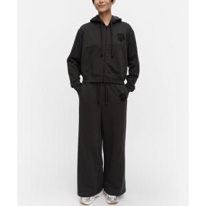 ワイドパンツ スウェットパンツ ジャージ 「kioski」Naturaali Unikko Placement パンツ レディース メンズ