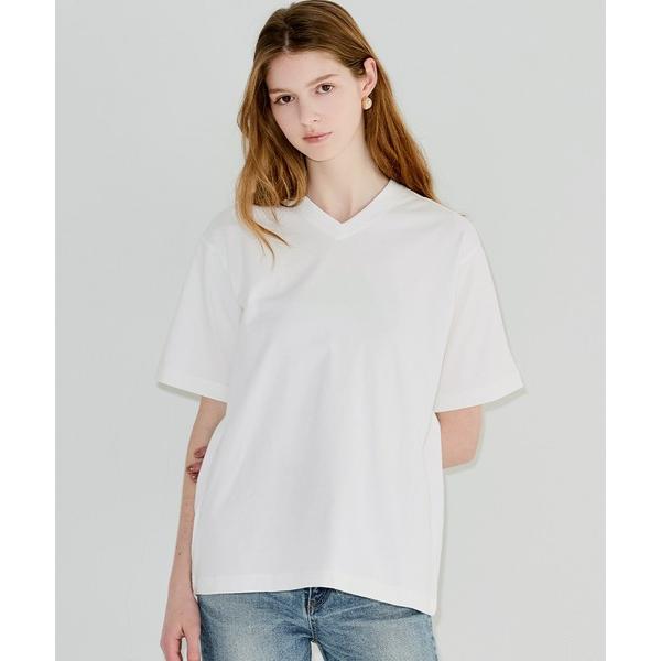 tシャツ ベーシックVネック半袖Tシャツ メンズ レディース