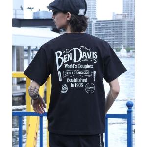 tシャツ 「BEN DAVIS（ベンデイビス）」CLASSIC LOGO TEE / クラシックフィット Tシャツ 半袖 クルーネック プリント ワンポイント メンズ レディース