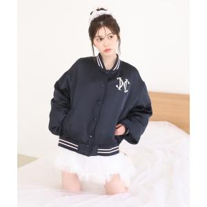 スカジャン 「premium order」ロゴ入りスカジャン レディース