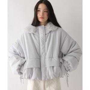 ブルゾン アウター ファーフードショートブルゾン　633792 レディース