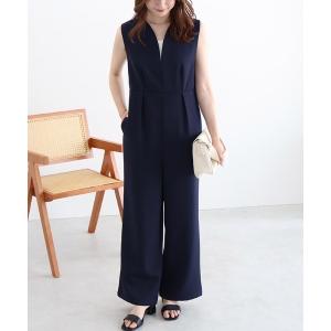 BACCA（バッカ） ワンピース 半袖 コットンピケ ジップアップ