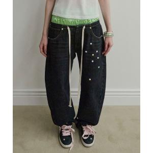 ジーンズ デニム デニムパンツ Pill Denim Pants レディース