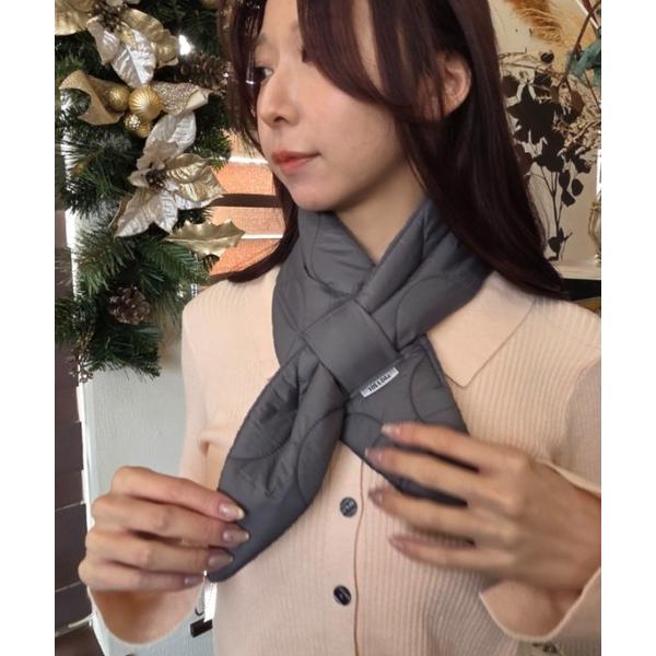 マフラー ストール キルティング クロス フェイクダウンスカーフ フェイクダウンマフラー レディース