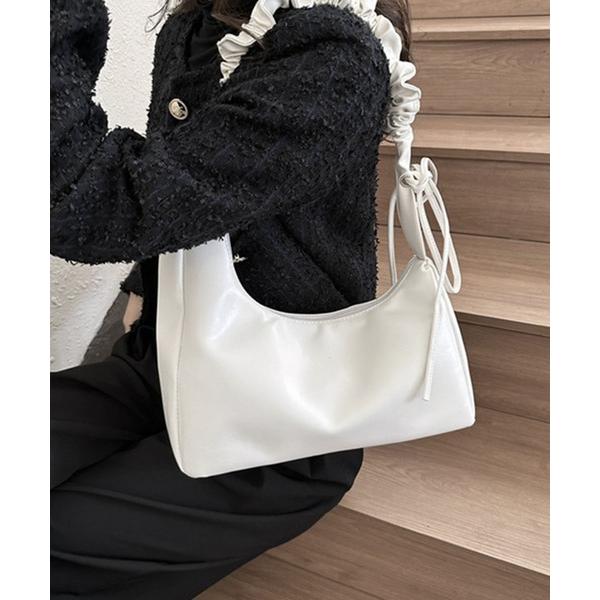 ショルダーバッグ バッグ PU ギャザー ミニショルダーバッグ レディース