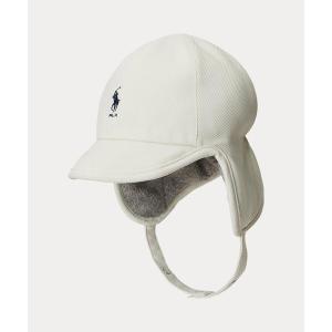 帽子 ハット ロゴ リバーシブル イヤーフラップ ハット レディース