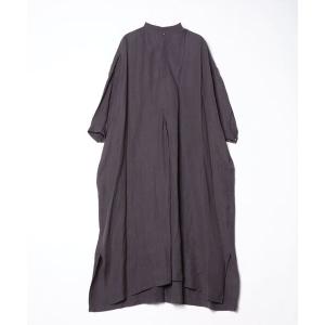 「suzuki takayuki」 長袖ワンピース FREE チャコールグレー レディース