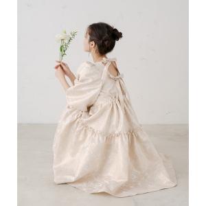 「qumerry.」 7分袖ワンピース FREE ピンクベージュ レディース