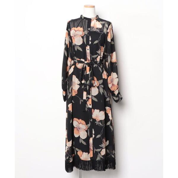 「LILY BROWN」 長袖ワンピース ONE SIZE ブラック レディース