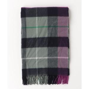 「Johnstons of Elgin」 ストール FREE パープル レディース