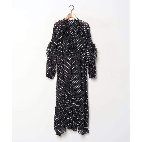 「LILY BROWN」 長袖ワンピース FREE ブラック レディース