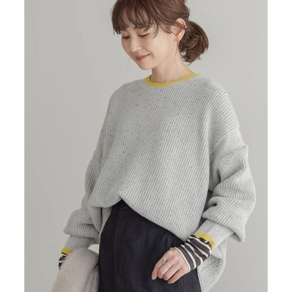 「AMERICAN HOLIC」 長袖ニット L オートミール レディース