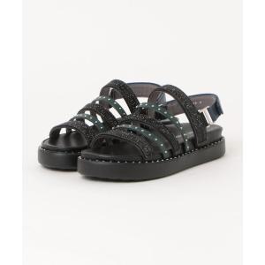 「tsumori chisato WALK」 フラットサンダル S(22.5cm) ブラック レディース