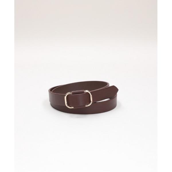 ベルト 「HONEYSUCKLE ROSE」ピンレスベルト スクエアバックル (ホールレス / フリ...