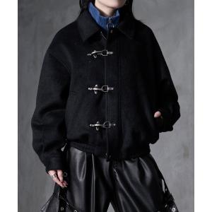 ブルゾン アウター 「Ryoooコラボ」ファイヤーマンバックルメルトンボリュームブルゾン メンズ レディース