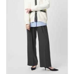 ワイドパンツ スラックス パンツ 2タック ワイド ストレートパンツ ‐ウォッシャブル‐ レディース