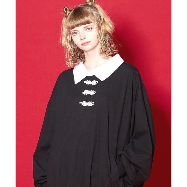 「ankoROCK」 長袖カットソー ONE SIZE ブラック レディース