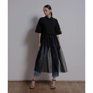 「MIELI INVARIANT」 ドッキングワンピース FREE ブラック レディース