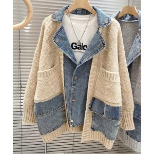 「CADBURY」 ニットカーディガン FREE ベージュ レディース