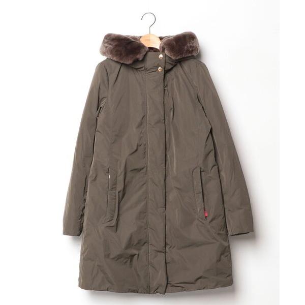 「WOOLRICH」 ダウンコート MEDIUM ダークグリーン レディース