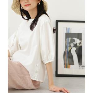 「NANO universe」 半袖ブラウス FREE ホワイト レディース