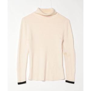 「OLD ENGLAND」 タートルネックニット 36 ベージュ レディース