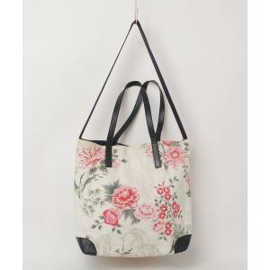 「KEITA MARUYAMA」 花柄2WAYバッグ - ホワイト レディース