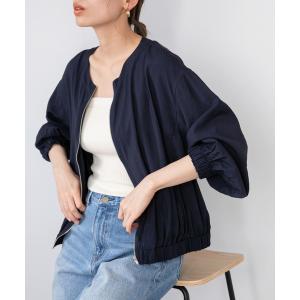 NOBLE（ノーブル） ブルゾン フリー ネイビー レディース : ZOZOTOWN