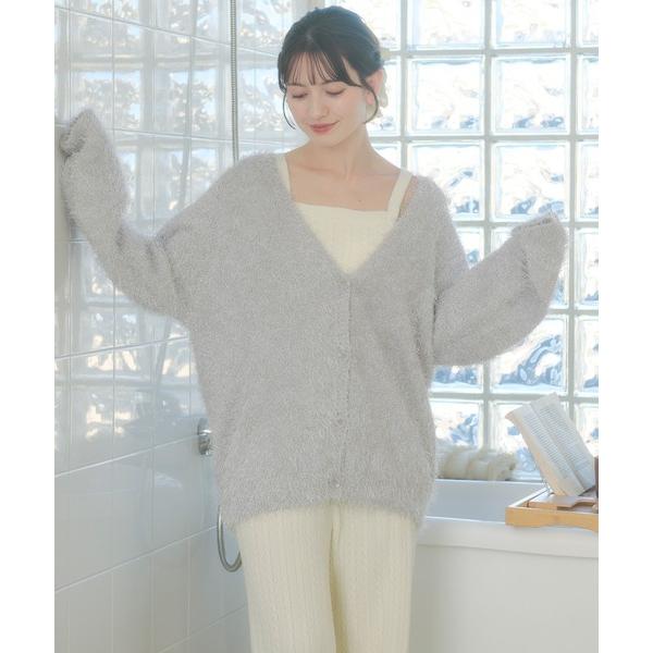 パジャマ ルームウェア fluffy cardigan / ふわふわカーディガン レディース