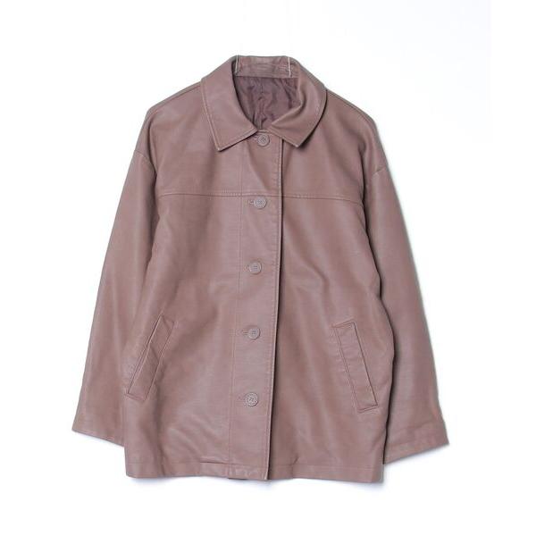 「r.」 ジャケット FREE ブラウン レディース