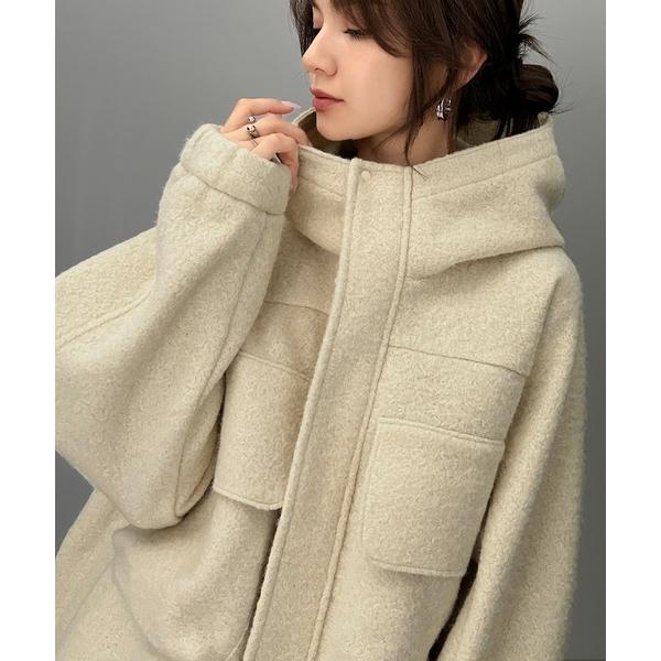 「Java」 ブルゾン LARGE アイボリー レディース