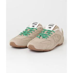 「miu miu」 ローカットスニーカー 40 ベージュ メンズ