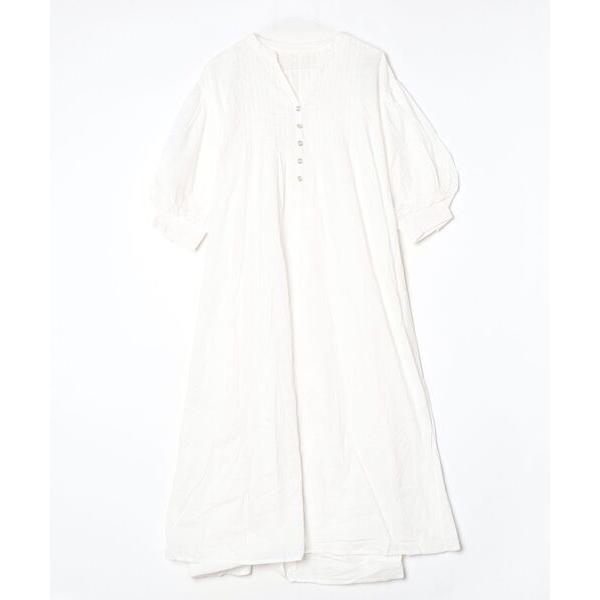 「LILY BROWN」 7分袖ワンピース FREE ホワイト レディース
