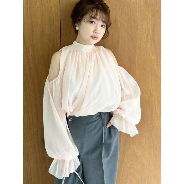 「LILY BROWN」 長袖ブラウス F ピンク レディース