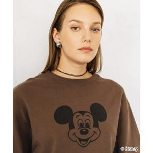 「WCJ」 スウェットカットソー FREE ブラウン レディース