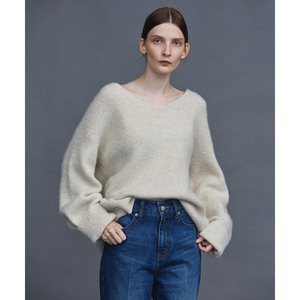 「N.O.R.C」 長袖ニット S アイボリー レディース