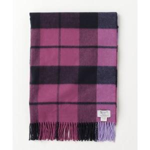 「Johnstons of Elgin」 ストール FREE パープル レディース