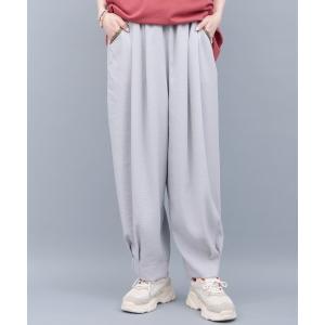 パンツ エッグタックパンツ レディース