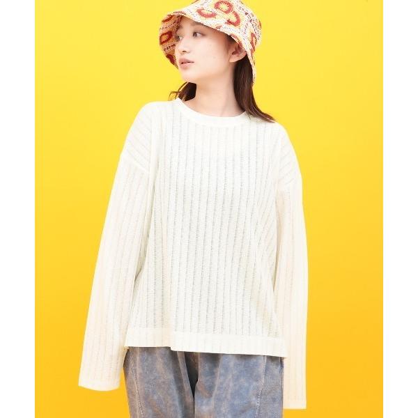 tシャツ Orale! シアーロングスリーブＴシャツ レディース