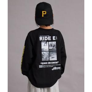 tシャツ 「綿100%」マルチプリント グラフィック ロンT「PAIRMANON STREET」 キッズ 子供服 男の子 女の子