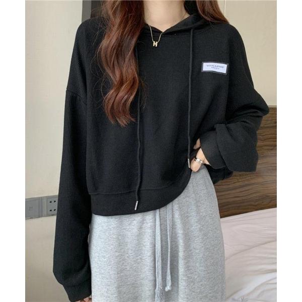 パーカー ショート丈パーカー レディース